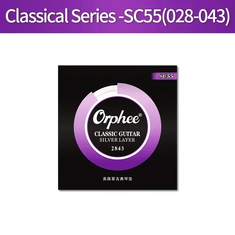 Orphee Klassieke Guitarra Strings Sc Serie Nylon Verzilverde Klassieke Gitaarsnaren Individuele Vacuüm Verpakking Gitaaronderdelen