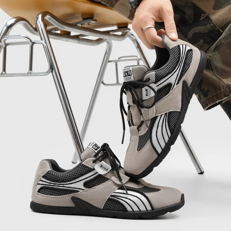 

Men's Shoes New Fashion Versatile Retro Sports Casual Shoes Lightweight Large Size Breathable Soft-Soled Sports Trendy Shoes