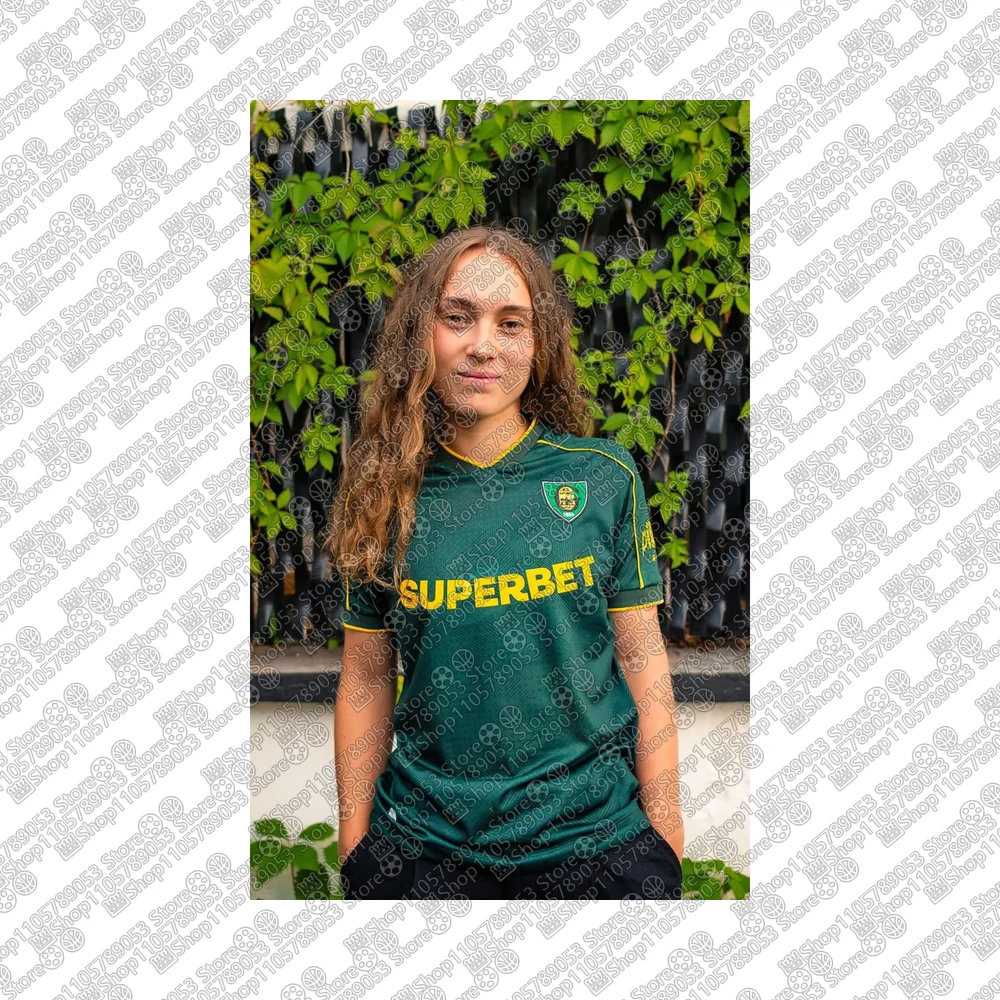 Herbst 2026-27 Neues atmungsaktives Fußballtrikot für Herren, Kinder und Jungen, schnelltrocknendes Heimtrikot, Auswärtstrikot, Fußball-Sportbekleidung, G-GKS Katowice Geschenk