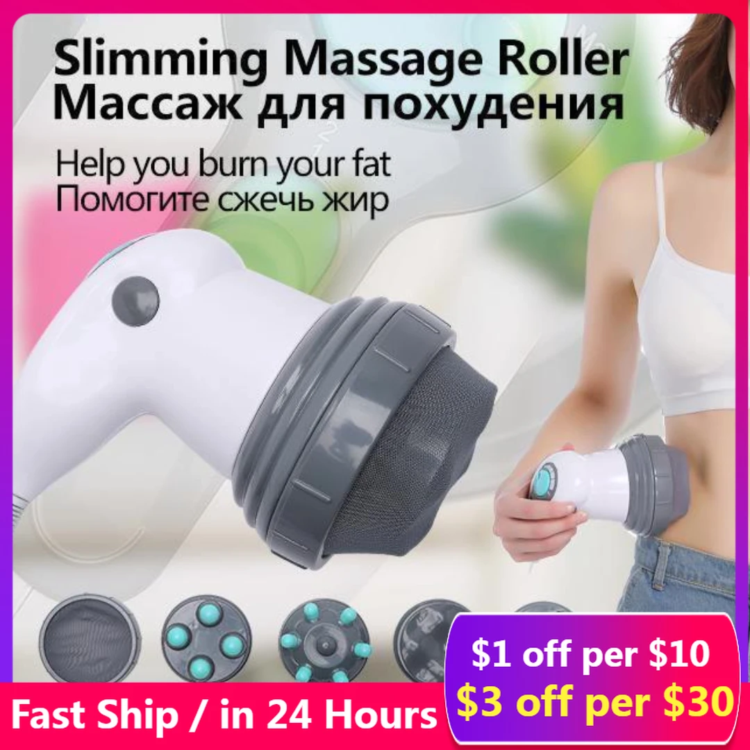 Body Massager Cellulite Slimming Massageador Eletrico Portatil Massagem Corporal Massage Relax Cavitation Cervical Reflexology