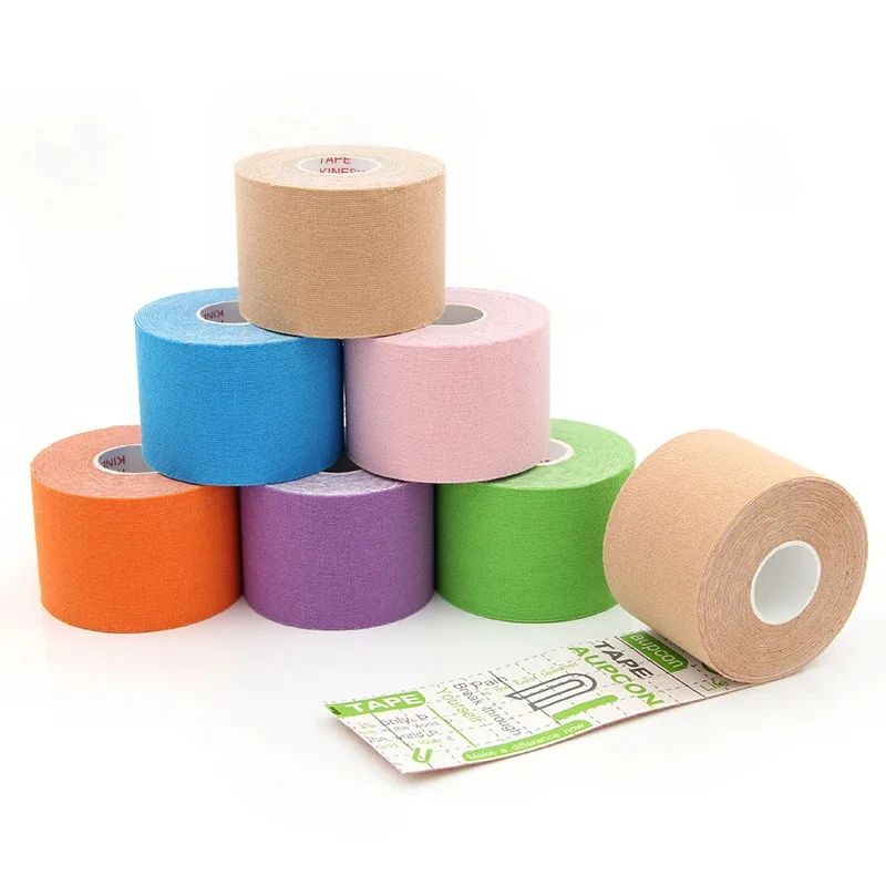 1/6pcs Tapes Kinesio Elastic Bandage Pads Tapes Kinesiology Support Pads Locking Sports Self-Adhesive Venda Kinesiotape Bandage