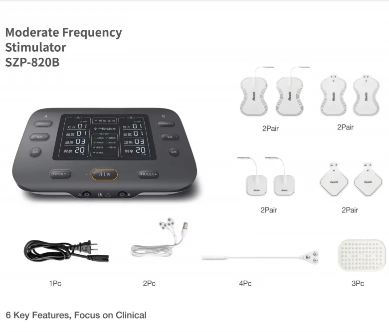 العلامة التجارية SZP-820B أداة الوخز بالإبر الإلكترونية أداة معالجة الجسم متوسطة التردد