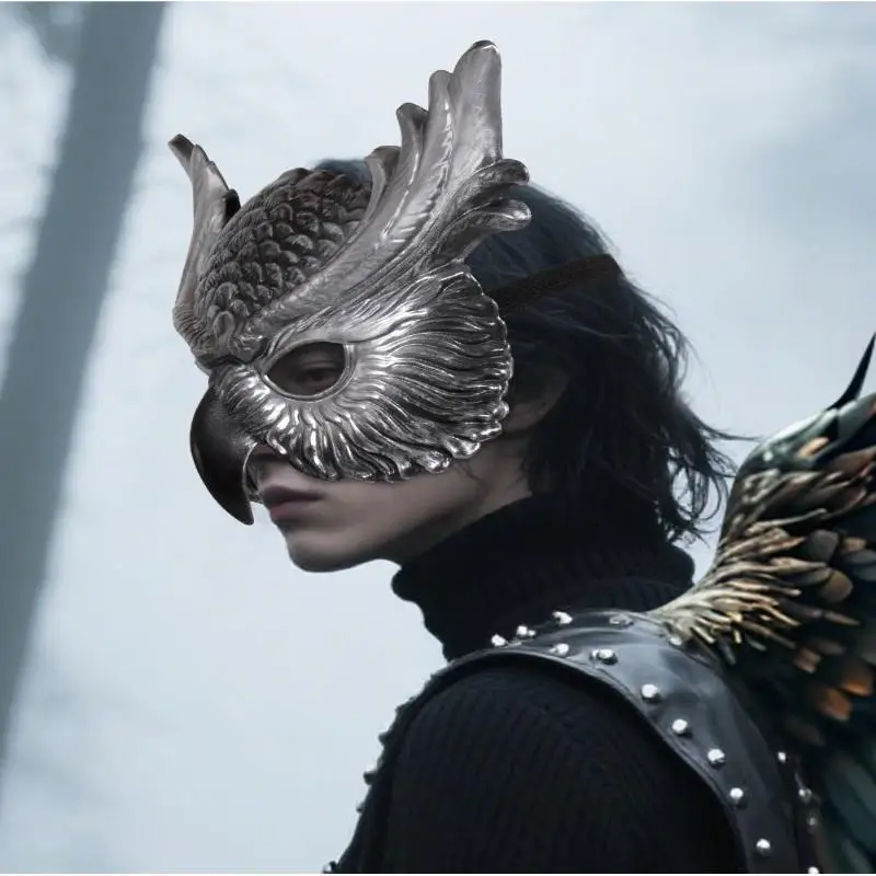 [New] Halloween Owl Mask Carnival Props Owl Mask Festival Cosplay Photo Props Atmosphere Dance Party Dress Up - view 5