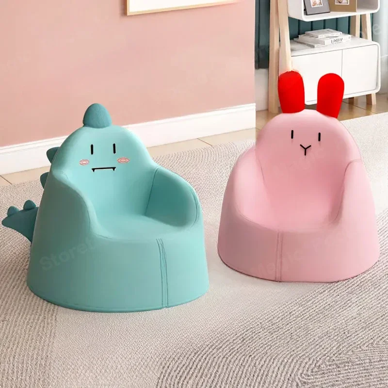 Cartoon lazy Children mini Sofa Backrest Armchair PU waterproof Kids  Lovely baby bedroom Confortable  Kid Furniture