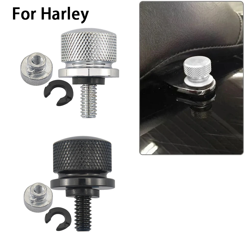 Motorcycle Accessory Rear Fender Seat Bolt Screw Nut Tab Kit Mount Knob Cover For Sportster Touring Softail Harley Davidson CVO
