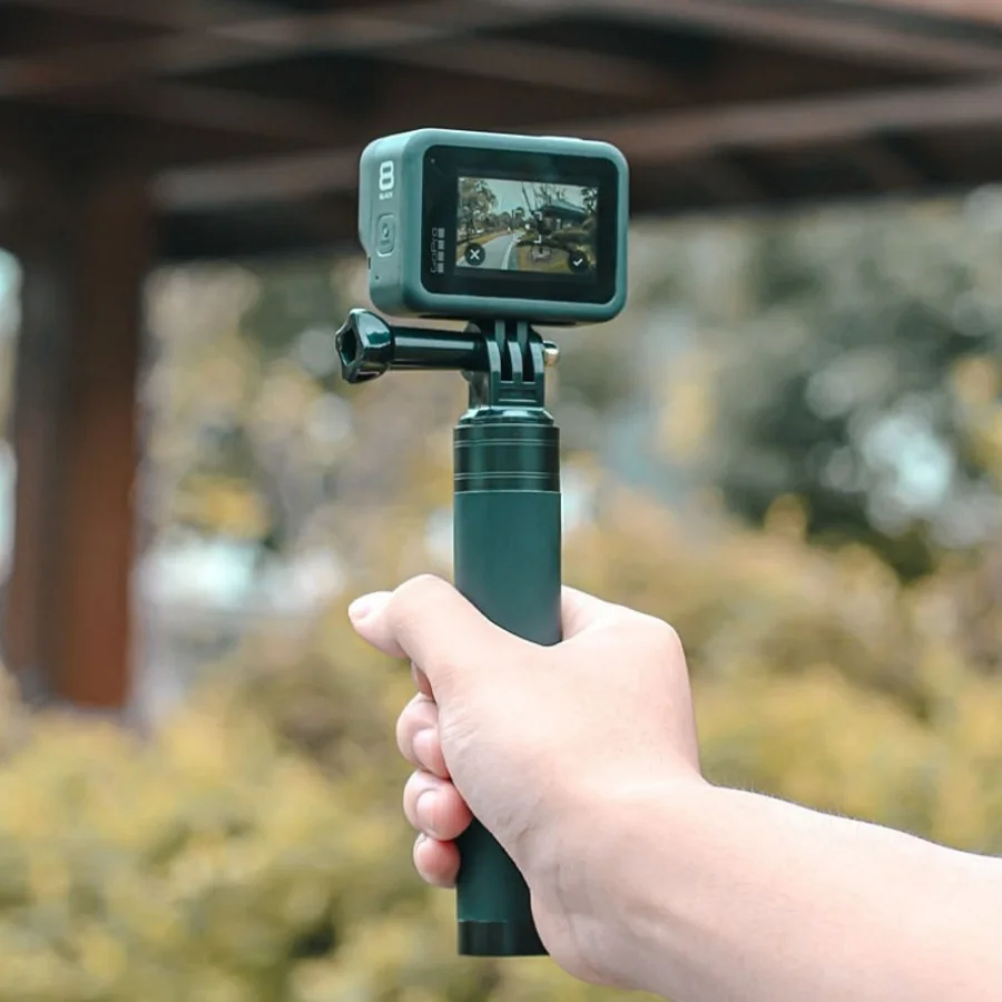 

Алюминиевый водонепроницаемый удлиненный монопод подходит для Go Pro Max Hero 13 12 11 10 9 8 7 DJI Action 5 Pro Pocket 3 Insta 360 X3 GO3