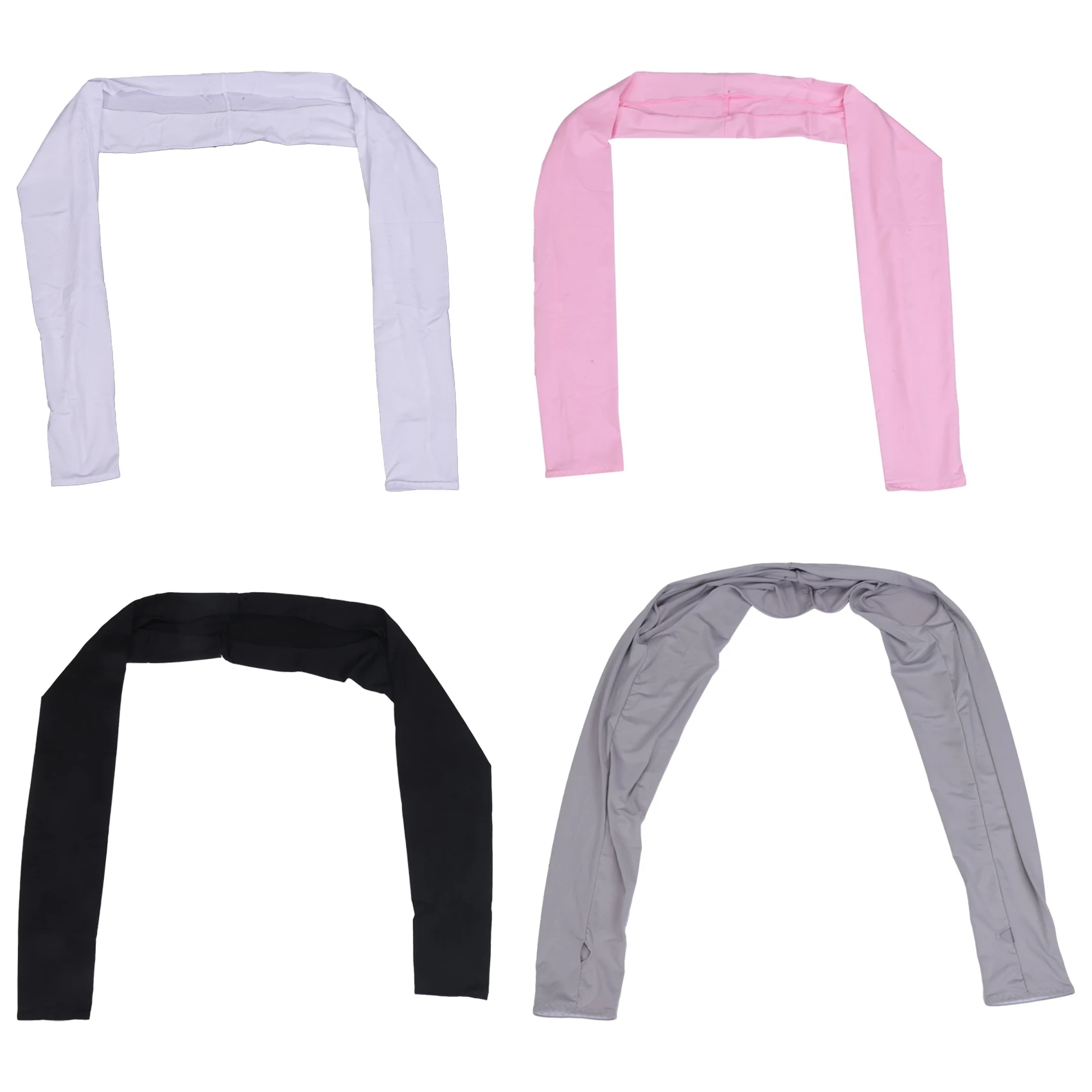 

TURE 4 Pcs Cooling Shawl Arm Sleeves Sun Protection Shawl Golf Shawl Anti-UV Arm Sleeves With Finger Hole For Cycling