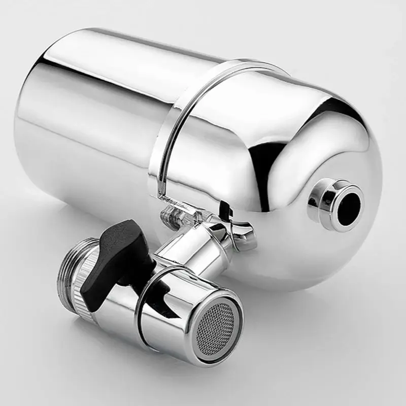 فلتر صنبور من ألياف الكربون لمسح المواد الكيميائية والمعادن الثقيلة/فلتر مياه الصنبور/فلتر مياه صنبور المطبخ/طقم مرشح صنبور الصنبور