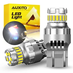 AUXITO 2 uds T20 W21/5W 7443 7440 luz LED Canbus para Lada Kalina Granta Vesta DRL W21W WY21W bombillas LED 6500K blanco súper brillante