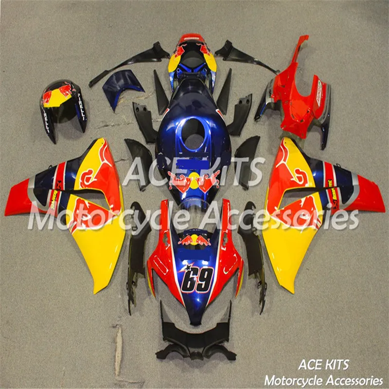 

ACE KITS New ABS Injection Fairings Kit Fit For HONDA CBR1000RR 2008 2009 2010 2011 Customize Any Color Pattern NO.3