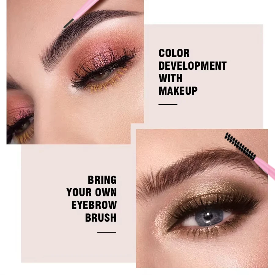 1pcs ULTRA-Fine Double headed Rotable Eyebrow ปากกาแปรงแต่งหน้ากันน้ํา Wild Eyebrow ดินสอเครื่องสําอางค์ Eyebrow แปรง