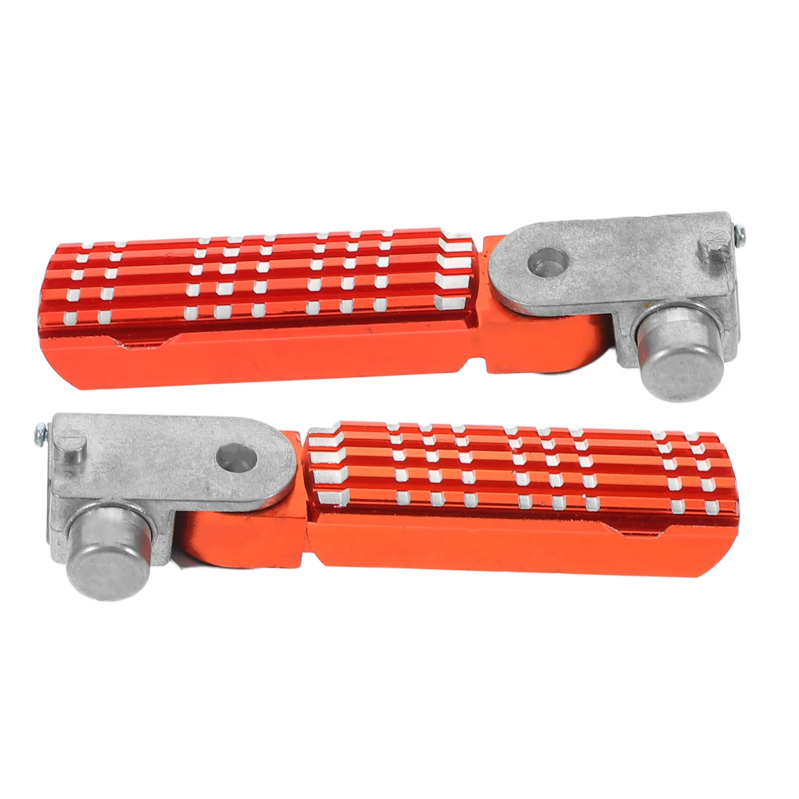 

2pcs Motorcycle Foot Pegs Foldable Aluminum Alloy Rear Passenger Footrest For Scooter Dirt Bike Anti-Slip Motorbike Pedals