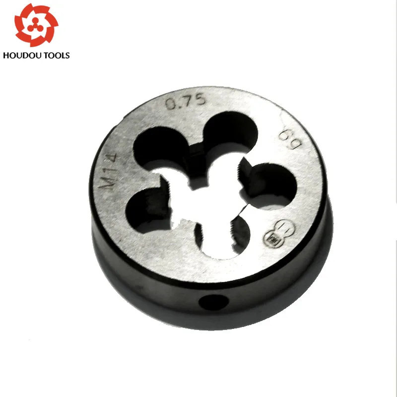 Cost Sale 1PC 9SiCr Steel Made Manual Die M14-M19*0.75/1.0/1.25/1.5/1.75/2.0mm for Hand Threading Metal Workpieces with Wrench