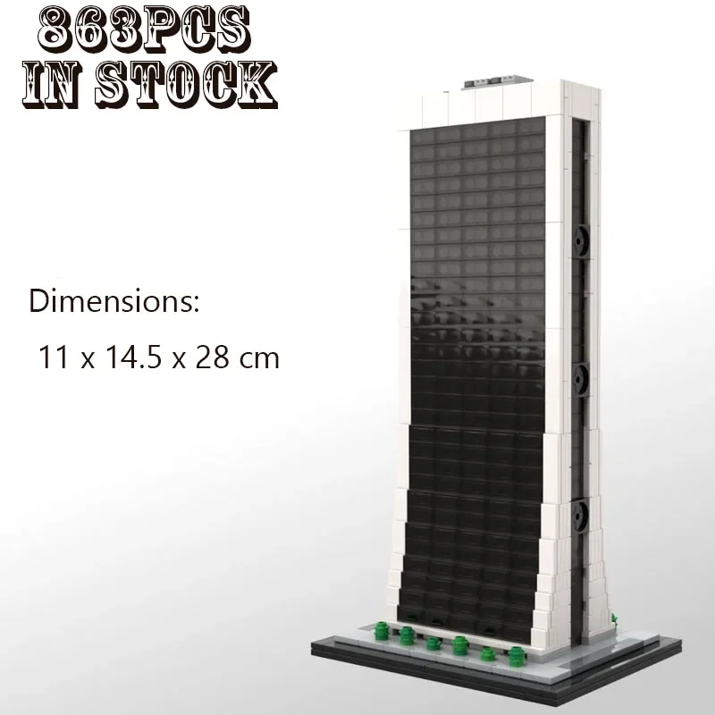 

MOC-174824 Строительный блок Соло Building, масштаб 1:800, небоскребок, креативная сборка, игрушки на день рождения, Рождество, подарки для мальчиков и детей, сделай сам