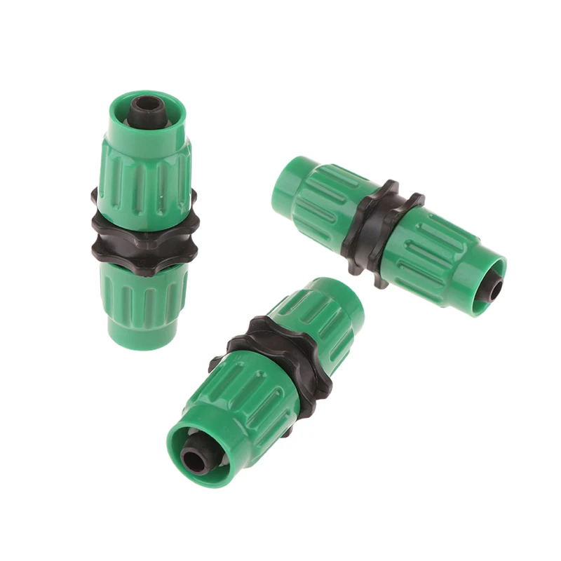 1Pc Expandable Garden Hose Repair Parts Dual-Channel Hose Female Male Connectors Pockets Hose For 3/4In 5/8In Garden Hose