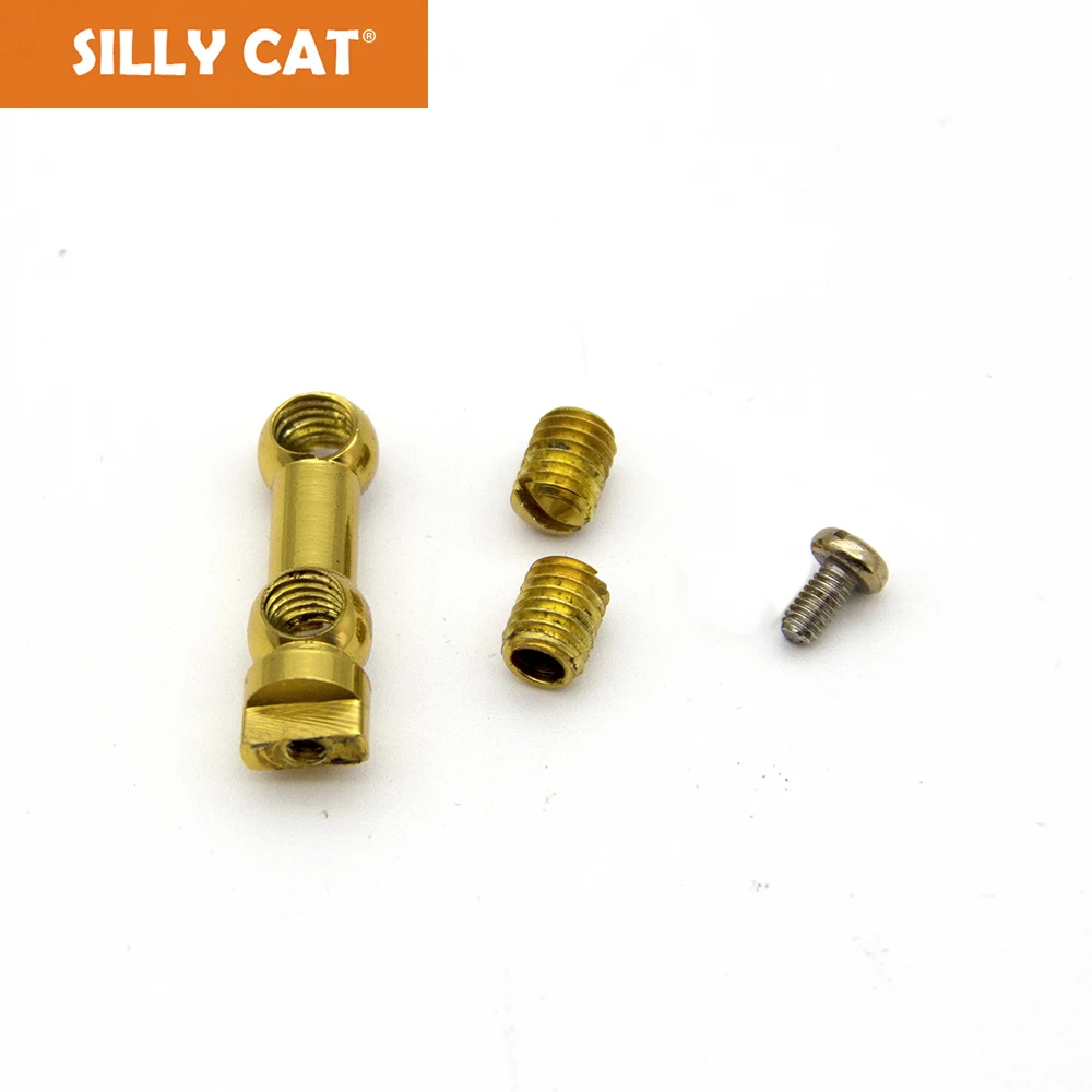 1 set of Sax adjustment screw Sax screw double ball adjustment screw Saxophone adjustment screw repair parts