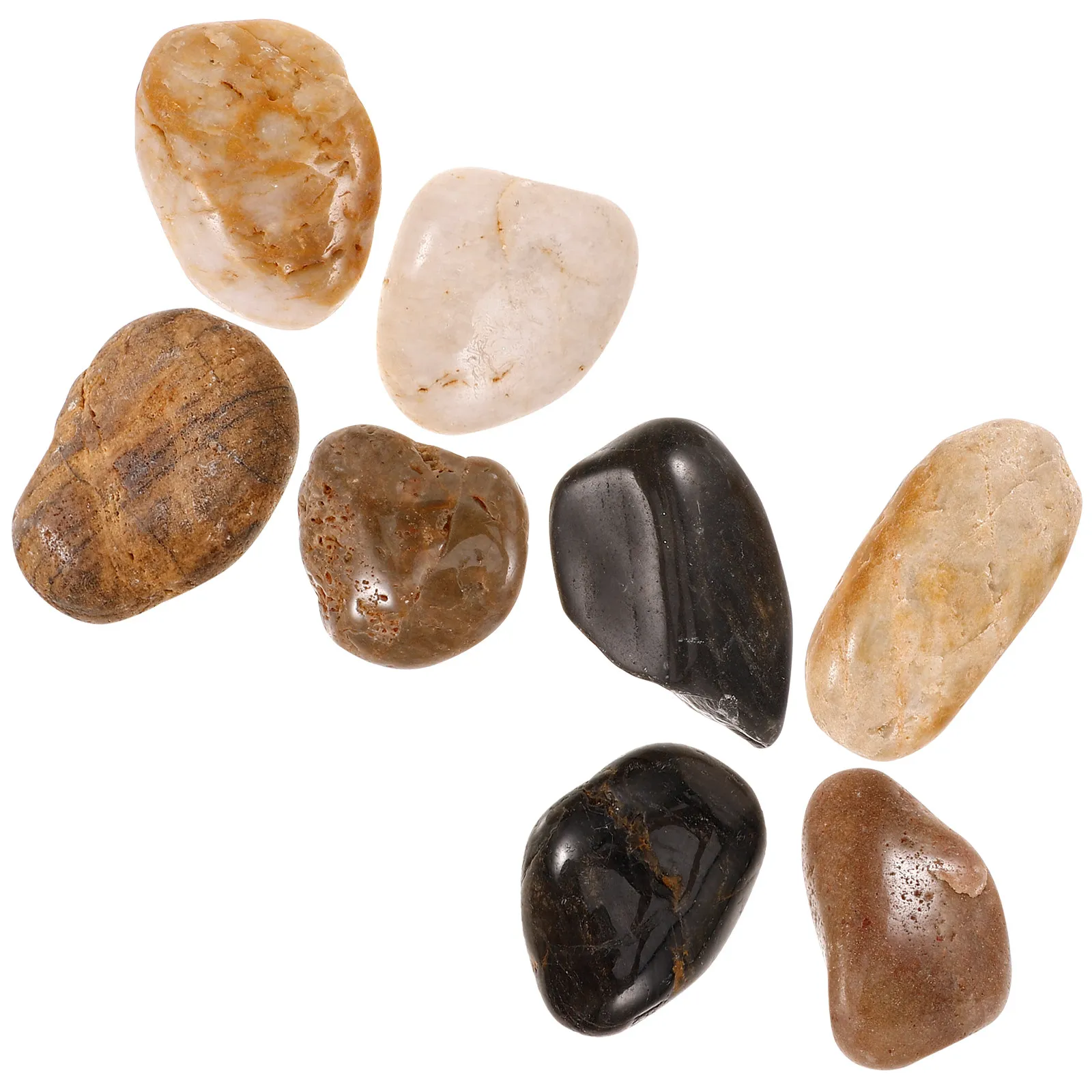 

Набор нежных декоративных камней для аквариума, 500 г, гладкий округлый гравий для аквариумов, горшечных растений, сада и улицы