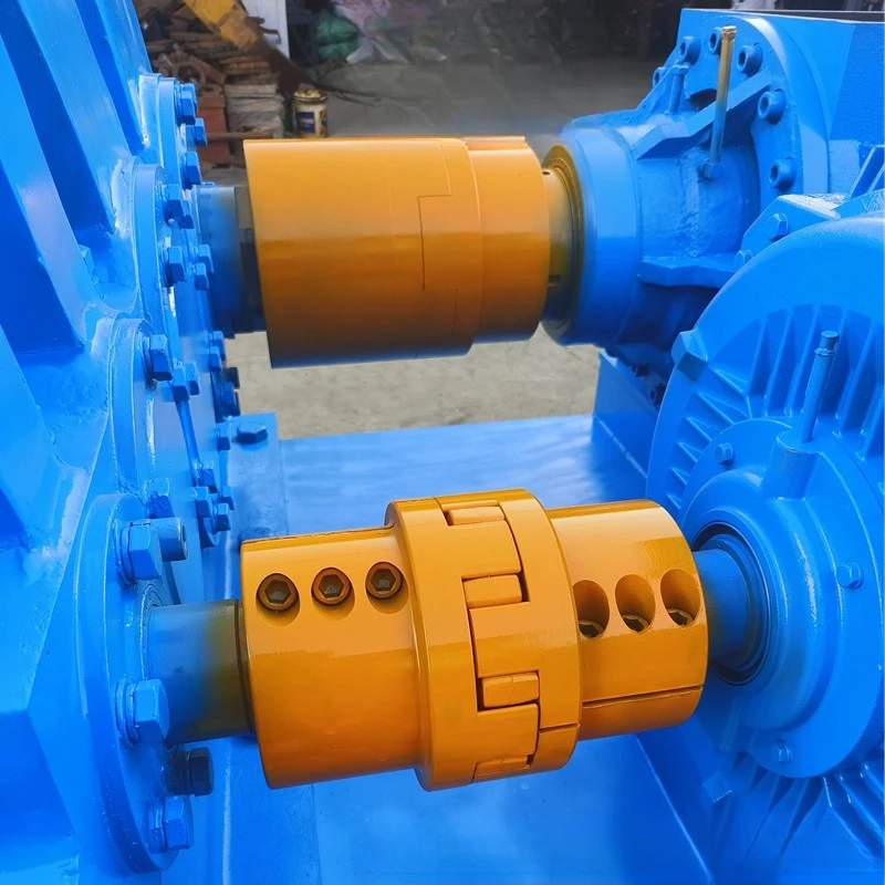 معالجة النفايات الصلبة فيلم بلاستيكي قطع قماش ممزقة الملابس القديمة طن كيس كسارة حلزونية الشركة المصنعة