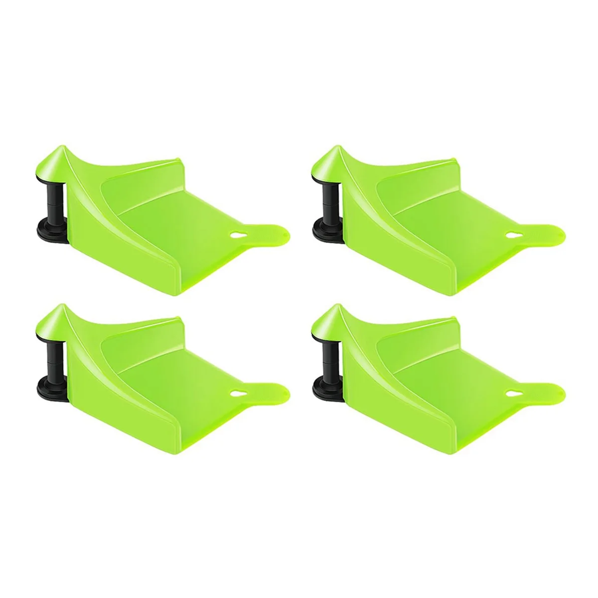 

4-Pack Tire Hose Rollers for Car Wash Avoid Snagging, Car Wash Detailing Supplies Tool, Auto Detailing Tools Green