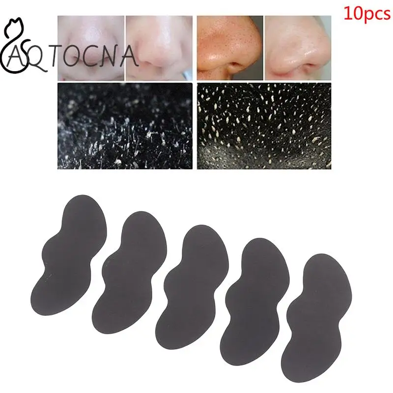 10 Pcs Blackhead Remover Cleaner Mask Nasal Strips Black Head Nose Dot Spot Peel Off Sticker Face Acne Whitehead Pore