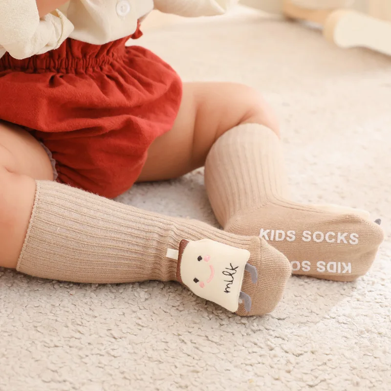 Newborn Socks Spring and Autumn Newborn Card Doll Baby Socks Antiskid Loose Mouth Baby Socks Children Floor Socks