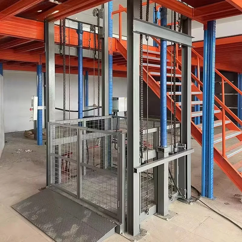 Custom Hydraulic Factory Cargo Lift Multi Level Goods Elevator for Production Materials Pallets and Machinery Handling