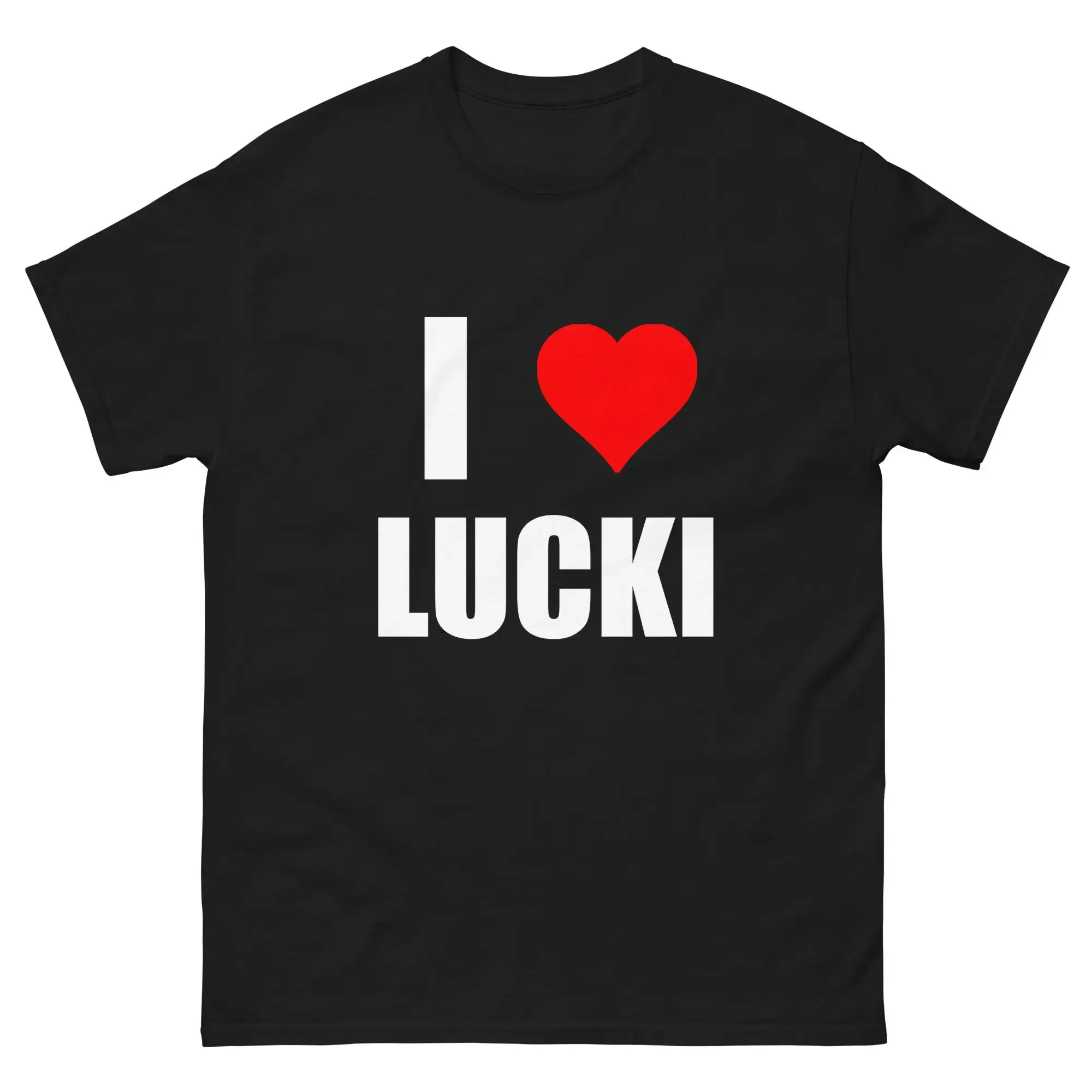 I Love Lucki Funny T Shirt Heart Rapper