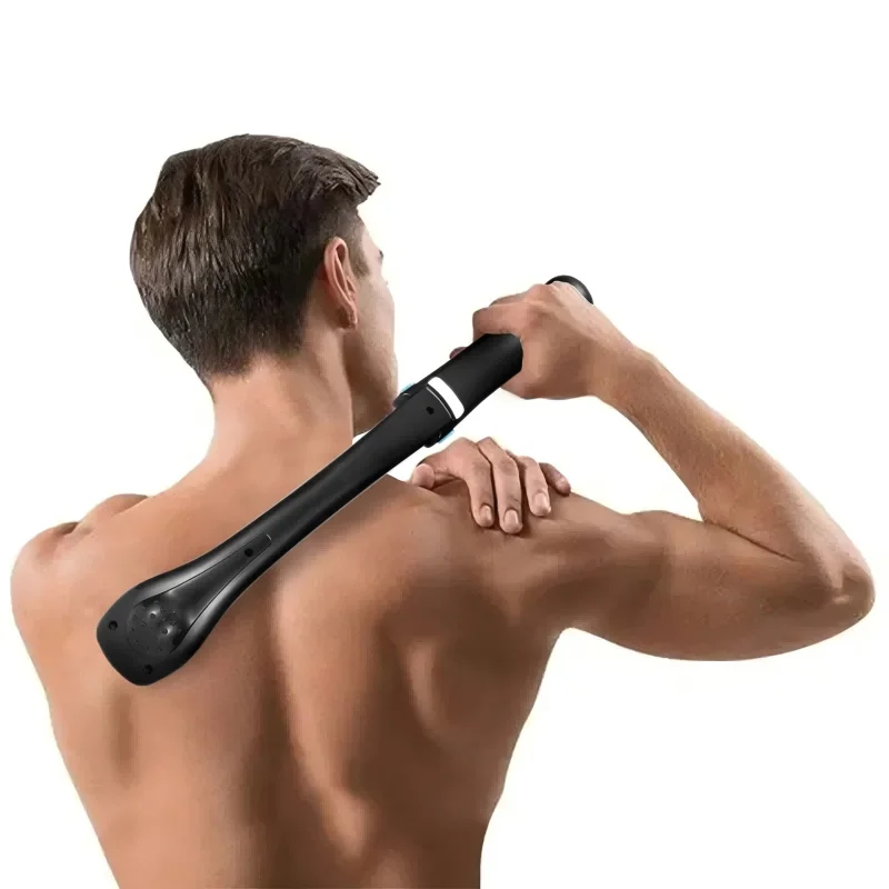 Mens Back Shaver Extendable Handle Body Hair Trimmer Portable Razor Grooming Kit