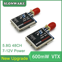 SLONWAKE TS5823 600mW Video Transmitter Module 5.8GHz 48CH VTX have 5V BEC for TS5828 TS5828S TS832 FPV Racing Drone Quadcopter