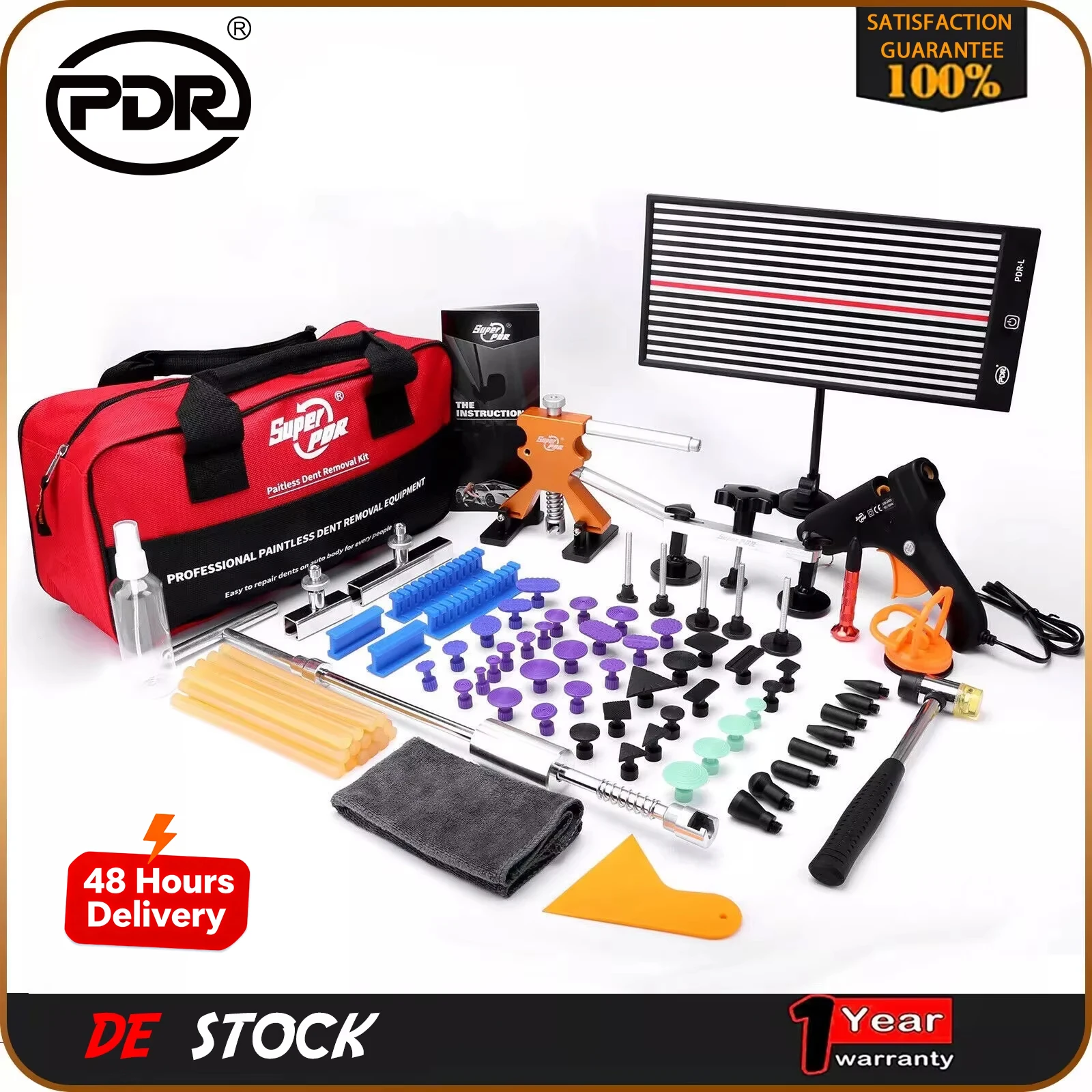 PDR Dent Removal Tool Car Dent Repair Kit Dent Lifter Dent Removal Tool Car Dent Removal Kit Car Dent Removal Tool