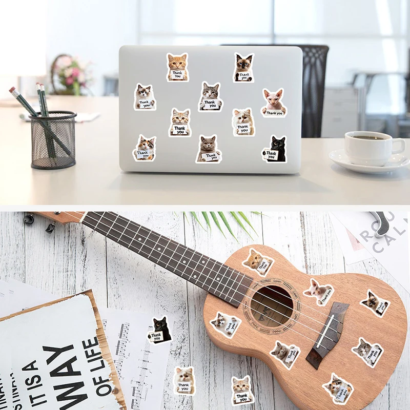 

500Pcs Cute Puppy Adhesive Labels Tags Dog Cat Thank You Stickers Roll For Supporting My Small Business Envelope Seals Packing