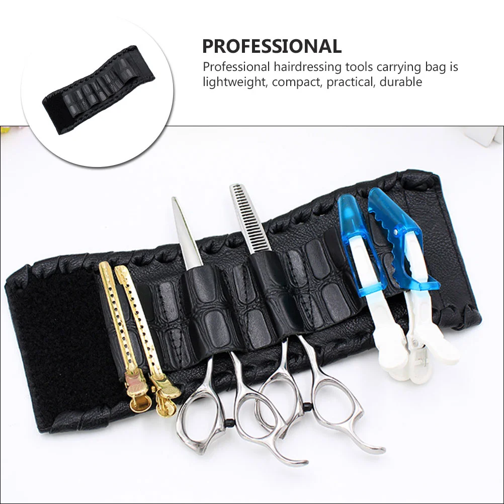 

Barber Scissors Bag Hairdressing Tool Holder Fabric Trimmer Men Pouch