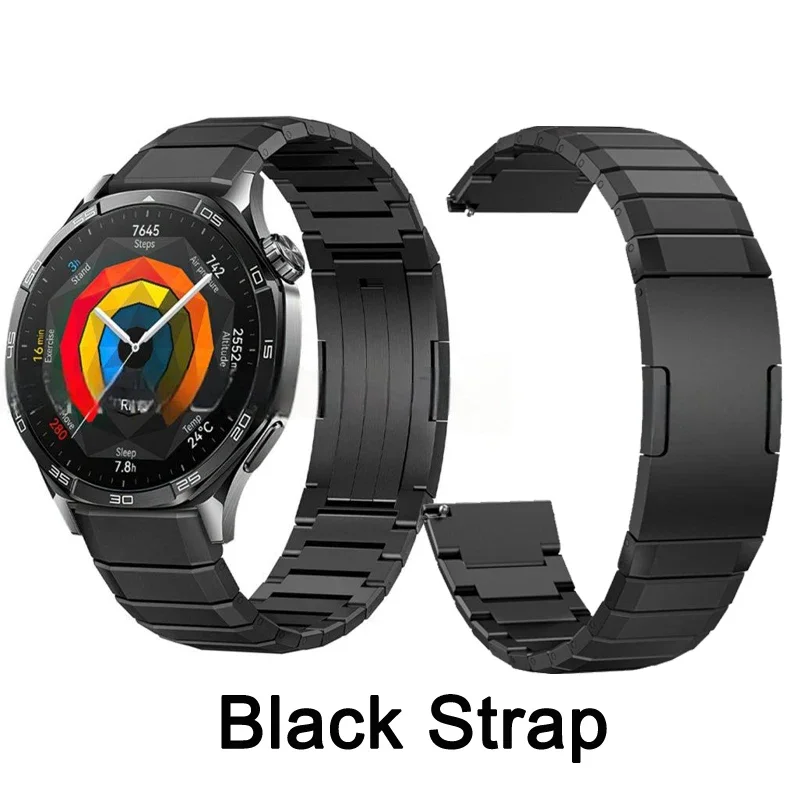 Titanium Alloy Strap for Huawei Watch GT 5 46mm,62g Urltra-Light 22mm Watchband for Huawei Watch GT5 Pro 46mm