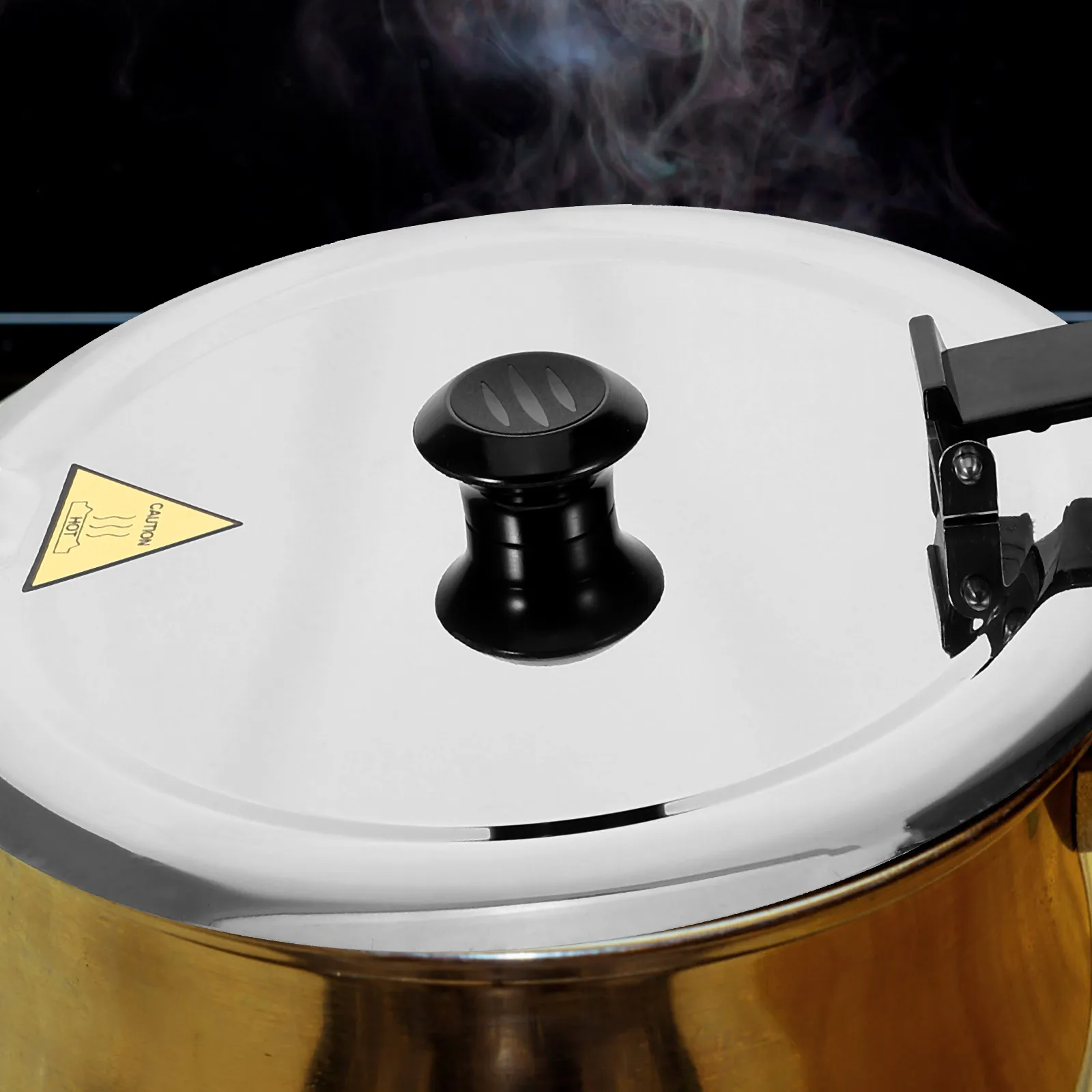 

Крышка суповой плиты из нержавеющей стали, круглая сменная крышка для электрической кастрюли для тушения, ручка с защитой от ожогов, кухонные принадлежности