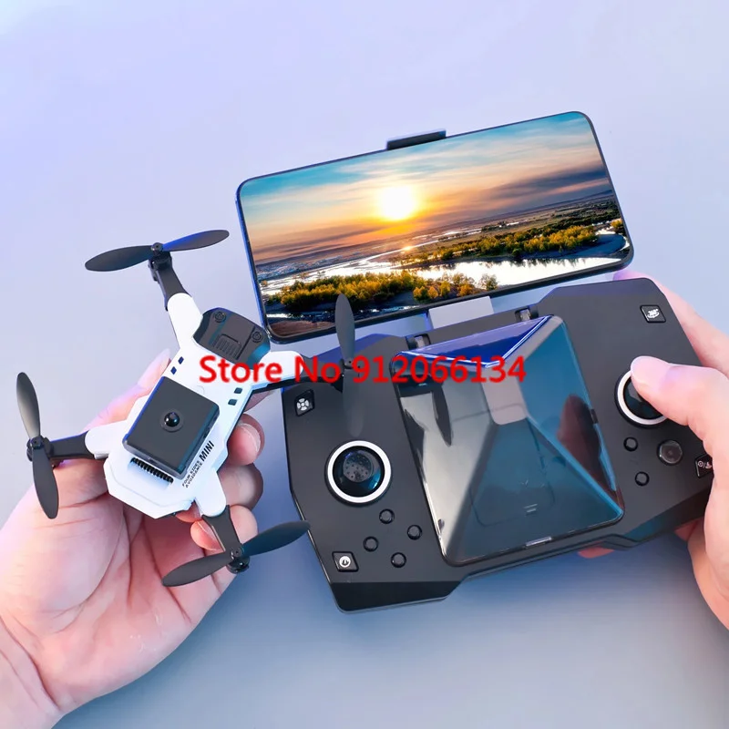 ミニドローン 4K HD カメラ 気圧固定高さ 四方障害物回避ドローン ポケット回避航空機おもちゃ 男の子ギフト