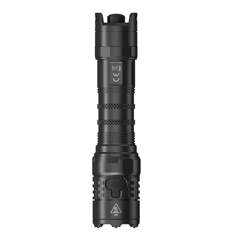 Imagem -05 - Usb-c Lanterna Led Recarregável 3000 Lumens Long Range Tactical Law Enforcement Torch Bateria 5000mah Nitecore-p23i