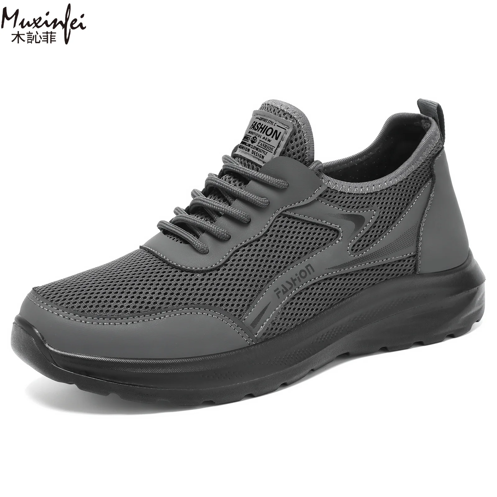 2026 New Men Casual Shoes Breathable Mesh Sneakers Lightweight Outdoor Sport Running Shoes Comfortable Walking Footwear view 5
