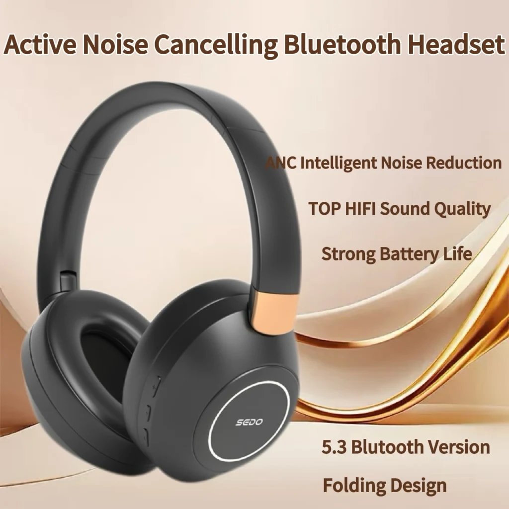 

AIBEN P5ANC Bluetooth headphone Wireless foldable headphones Sport Headphone Gaming Phone Fone Bluetooth Earbuds