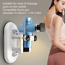 Massage Gun Holder Suction Base Holder Double With Massage Heads Massage Gun  Grip Support Self Massage Tool