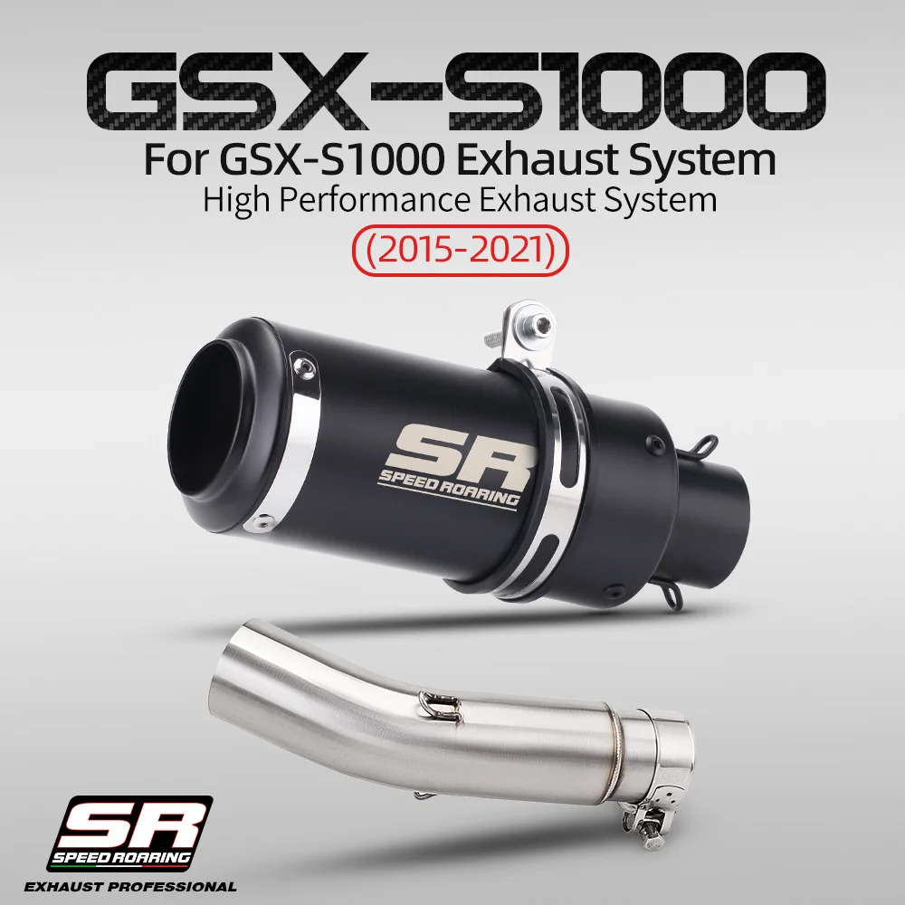 Exhaust Mid Link Pipe Slip On For Suzuki GSX250R Racing Original Position, Motorcycle Modified Middle Pipe 51mm 2015-2021