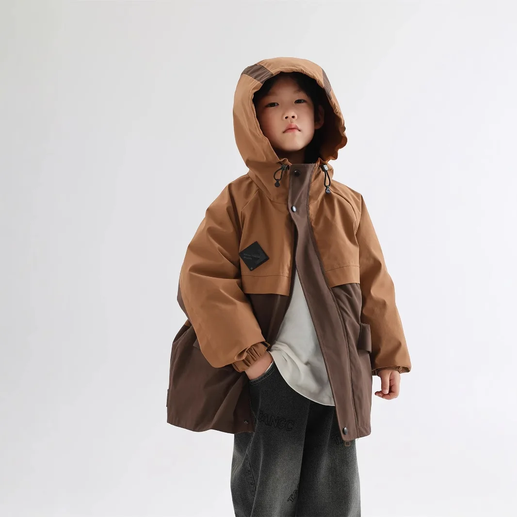 

2025 Winter New Children's Down Jacket Stylish and Warm Boys' Winter Ski Coat