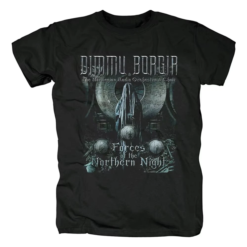 

Dimmu Borgir Dark Castle Band Symphony Black Metal Festival Wear Men's and Women's Pure Cotton New Short Sleeve Summer T-Shirts