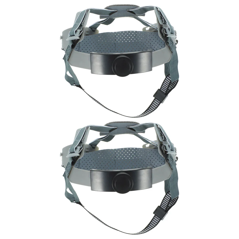 2 Pcs Hard Hat Liner Safety Accessories Adjustable Suspension ABS Knob Replacement Lining Compatible Most Helmets