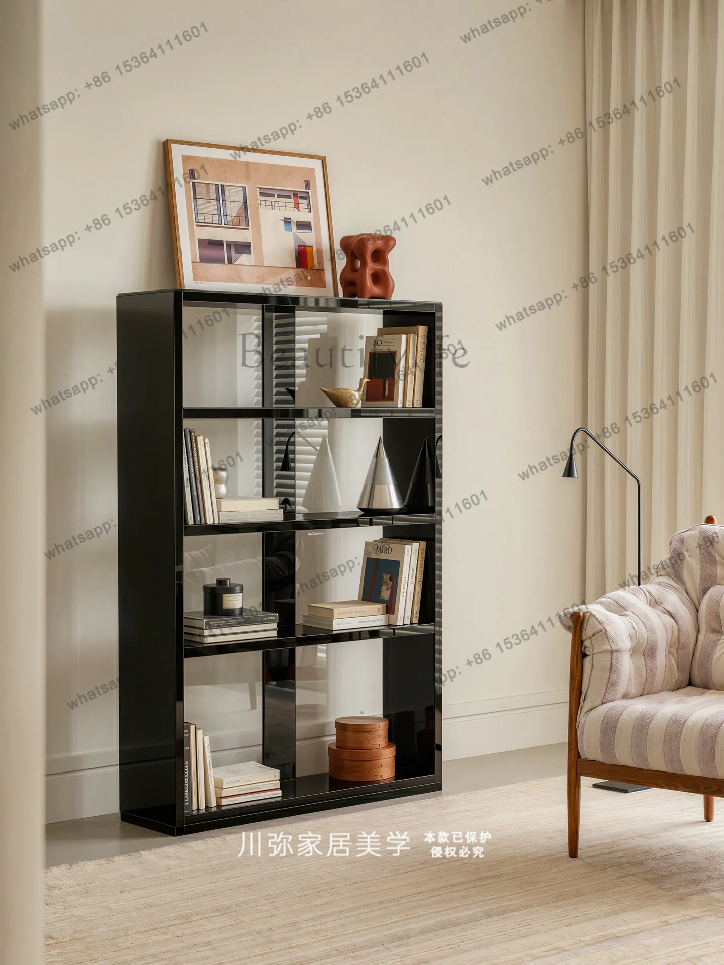 Factory Direct Multi-layer Bookshelf Simple Locker Acrylic Display Cabinet