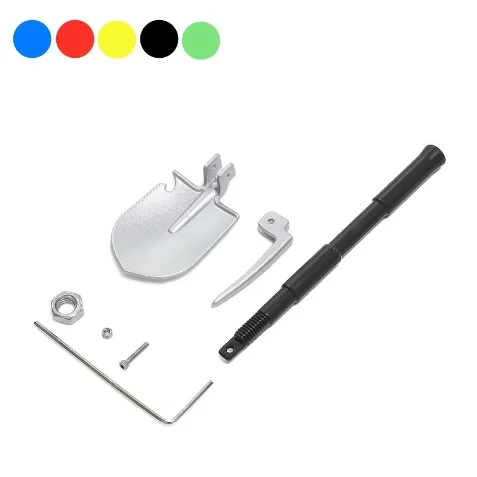 116mm Simulatie Metalen Schop Decoratie voor 1/8 1/10 RC Crawler Auto Axiale SCX10 90046 TRX4 D90 Redcat upgrade Onderdelen