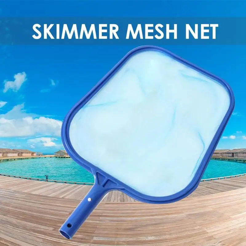 1pcs Swimming Pool Cleaning Net Leaf Rake Mesh Skimmer Spa Leaf Trash Net Tub Professional Cleaner Tool Pool Accessories