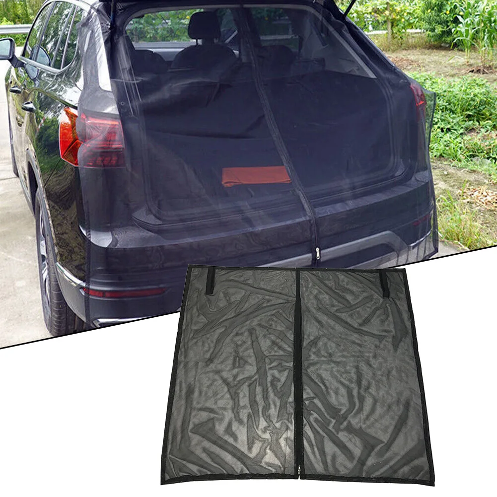

Car Tailgate Net Sunshade with Magnetic Closure Long Service Life Perfect for Self Drive Trips Easy Installation