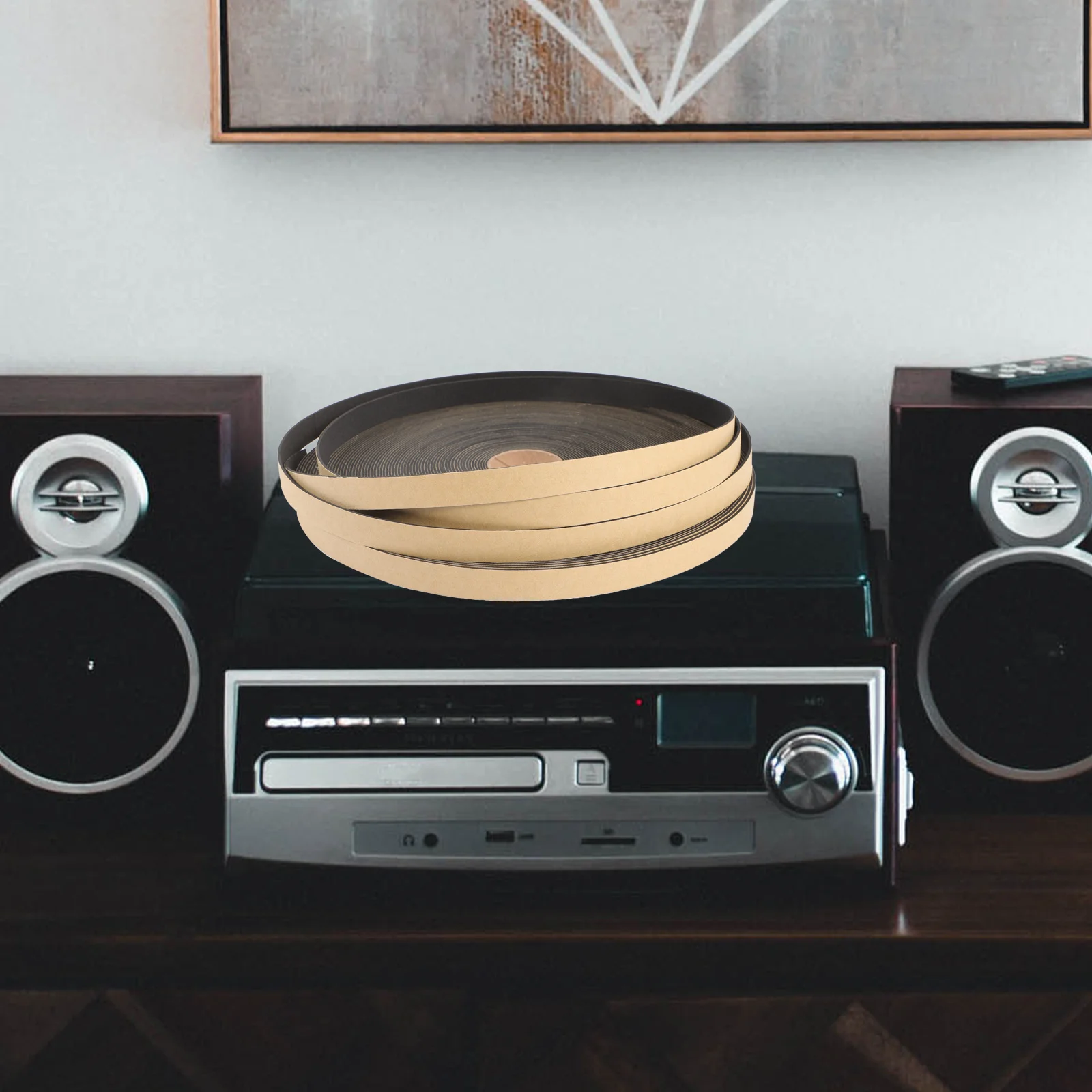 

1 Roll Self-Adhesive Door Window Sealing Strip Soundproof Foam Tape For Gap Insulation Weather Stripping Vibration Proof Sponge