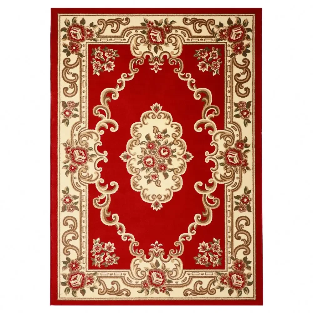 European style hotel living room custom red Manufacturer Wholesale carpet Home textiles