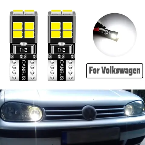 2x LED 주차 조명 클리어런스 램프 전구 W5W T10 194 Canbus For VW Golf 3 4 5 6 mk3 mk4 mk5 Plus mk6 EOS 2006-2015 Fox 2003-2014